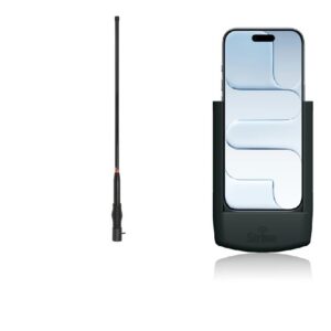 iPhone 17 car kit cradle with Blackhawk High Gain antenna