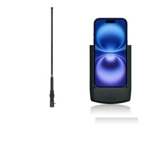 iPhone 16 car kit cradle with Blackhawk heavy duty mobile antenna signal booster